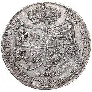 Friedrich August II, 1/6 thaler 1750