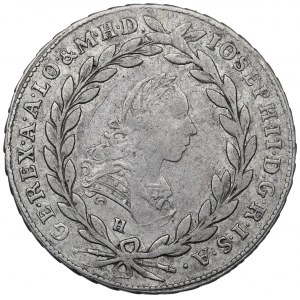 Rakúsko, Joseph II, 10 krajcars 1773, Gunzburg