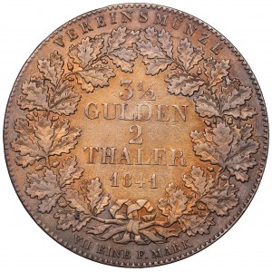 Germany, Frankfurt, 3-1/2 gulden=2 thaler 1841