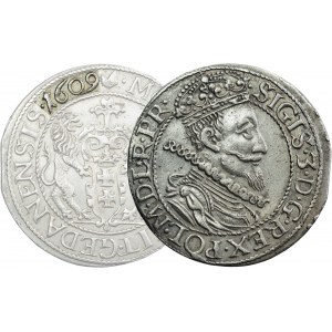 Sigismund III, 18 groschen 1609, Danzig - very rare