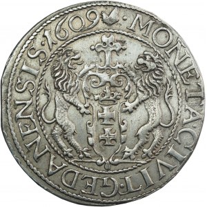 Sigismund III, 18 groschen 1609, Danzig - very rare