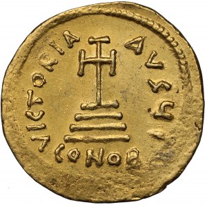Byzantine, Heraclius IV and Heraclius Constantinus, Solidus without date, Constantinople