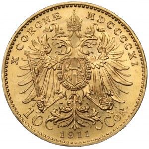 Austria, Franz Joseph, 10 kronen 1911