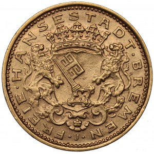 Německo, Brémy, 10 značek 1907