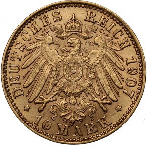 Německo, Brémy, 10 značek 1907