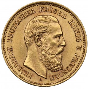 Německo, Prusko, 10 značek 1888 A, Berlín