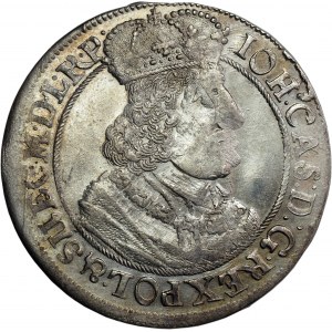Johannes II. Kasimir, Ort 1656 GR, großer Kopf, Danzig - AUSGEZEICHNET