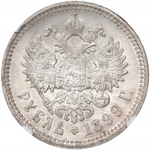 Russia, Nicholas II, Rouble 1899 - NGC MS64