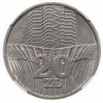 PRL, 20 złotych 1973 Wieżowiec i kłosy - Próba NGC MS67