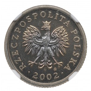 III RP, 20 groszy 2002 - NGC MS68