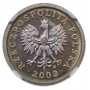 Third Republic, 10 pennies 2003 - NGC MS67