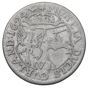Duchy of Courland, Friedrich Casimir, 6 groschen 1694, Mitau