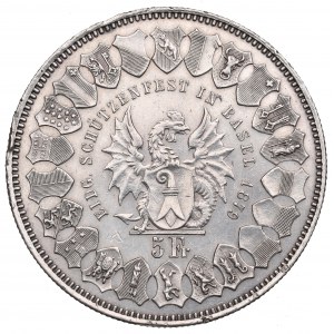 Switzerland, 5 francs 1879