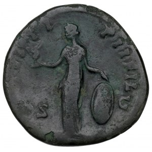 Roman Empire, Faustina Minor, Sestertius