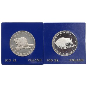 PRL, Zestaw 100 złotych Ochrona Środowiska