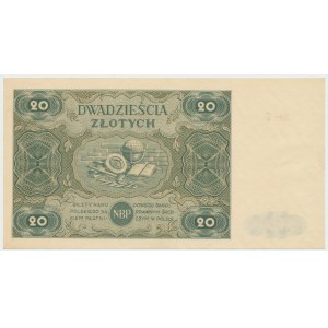 People's Republic of Poland, 20 zloty 1947 D