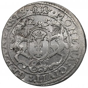 Sigismund III, 18 groschen 1625, Danzig