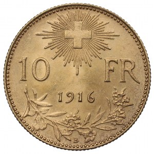 Switzerland, 10 francs 1916