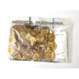 III RP, Münzbeutel 1 Pfennig 1995