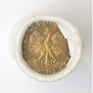 III RP, Rolka bankowa 1 grosz 1991