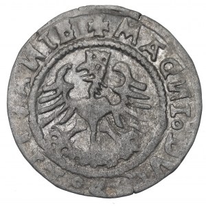 Sigismund I. der Alte, Halber Pfennig 1527, Vilnius