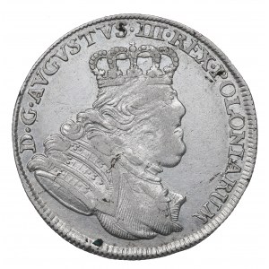 Germany, Saxony, Friedrich August II, 18 groschen 1754