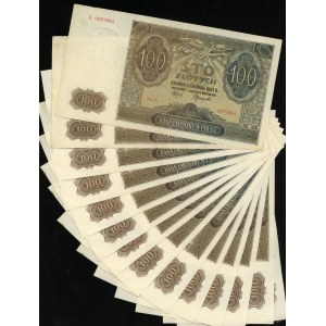 Polska, 33 x 100 złotych, 1.08.1941