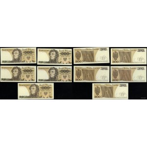 Polska, 5 x 500 złotych, 1.06.1982