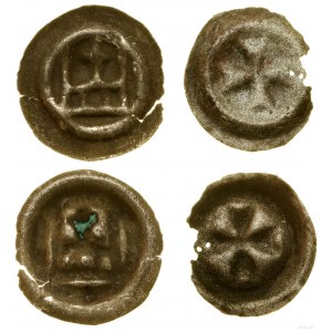 Teutonic Order, set of 2 brakteats, 14th/15th century.