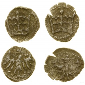 Poland, set of 2 crown denarii, no date, Cracow