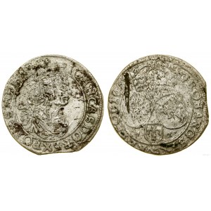 Poľsko, šesťpence, 1663 AT, Bydgoszcz