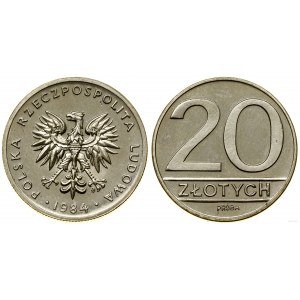 Poland, 20 zloty, 1984, Warsaw