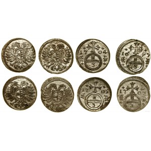 Silesia, set of 4 x greszel