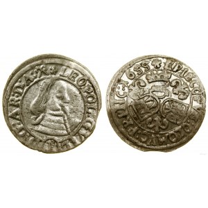 Austria, 1 krajcar, 1655, Kroměříž