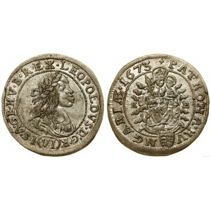 Hungary, 6 krajcars, 1673 KB, Kremnica
