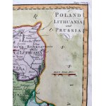 Karte von Polen, Litauen und Preußen - handkolorierter Kupferstich - [Thomas Kitchin], ca. 1760