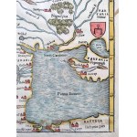 Mapa Polski i Węgier z Atlasu Sebastiana Munster'a - 1552 rok - jedna z pierwszych map Polski [ S. Munster, Poloniae et Ungariae]