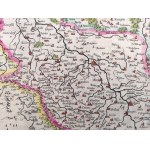 Map of Poland and Silesia - POLONIA - Gerard Mercator, Henric Hondius - 1636 POLONIA REGNUM [ copperplate hand colored engraving].