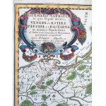 Map of the territories of Germania and Sarmatia from the time of the migration of peoples - colored copperplate engraving by N. Sanson Amsterdam 1655 [Poland, Lithuania, Ukraine].