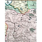 Mapa Rzeczypospolitej z podziałem na palatynaty i prowincje oraz z uwagami historycznymi - Paryż 1710 [ Henri A. Chatelain]