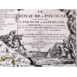 Mapa Królestwa Polski i Litwy z 1697 roku [Jean Nicolas de Tillemont i Jean Baptiste Nolin ]