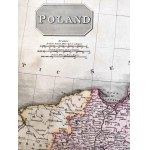 Karte von Polen - mit dem geteilten Gebiet des Commonwealth - London 1814 [ Pinkerton].