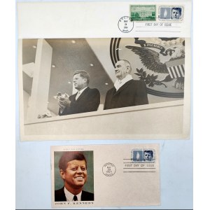 Fotografia i koperta -Prezydenta J.F. Kennedye'go - Stempel Boston 29.May 1964