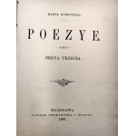 Maria Konopnicka - Poezje - serja III i IV, Warszawa 1887/1896 [wczesne wydanie]