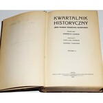 KWARTALNIK HISTORYCZNY. ORGAN POLSKIEGO TOWARZYSTWA HISTORYCZNEGO. ROCZNIK LI 1937.