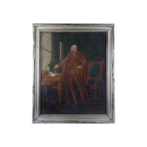 Portrait of a gentleman within the studio XVIII century