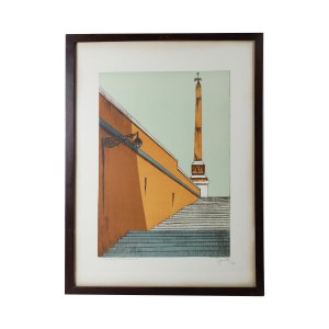 Ramp of San Sebastiano, multiple on paper