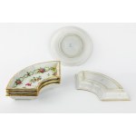White porcelain hors d'oeuvre dish mid 20th century