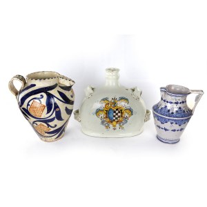 Lot of 3 vases in different shapes and sizes mid 20th century
