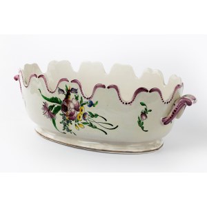 White ceramic cooler France early 19th century